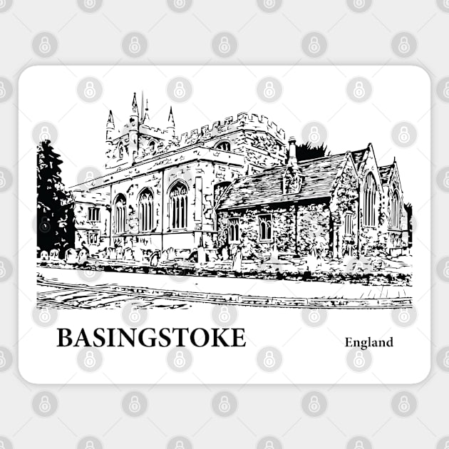 Basingstoke England Magnet by Lakeric